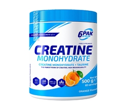 6PAK Nutrition Creatine Monohydrate 500 g pomeranč