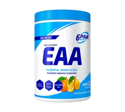 6PAK Nutrition EAA 400 g
pomeranč / citron