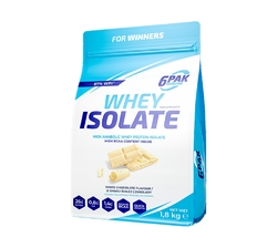 6PAK Nutrition Whey Isolate 1800 g bílá čokoláda