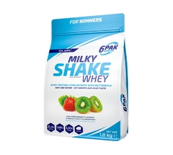 6PAK Nutrition Milky Shake Whey 1800 g jahoda / kiwi