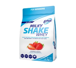 6PAK Nutrition Milky Shake Whey 1800 g jahoda