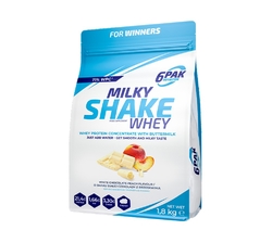 6PAK Nutrition Milky Shake Whey 1800 g bílá čokoláda / broskev