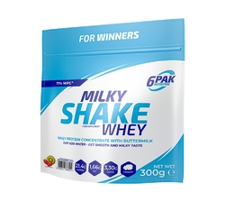 6PAK Nutrition Milky Shake Whey 300 g jahoda / kiwi