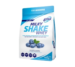 6PAK Nutrition Milky Shake Whey 700 g borůvka