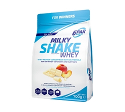 6PAK Nutrition Milky Shake Whey 700 g
bílá čokoláda / broskev