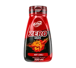 6PAK Nutrition Sauce ZERO hot chili 500 ml