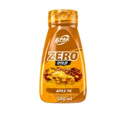 6PAK Nutrition Syrup ZERO jablečný koláč 500 ml