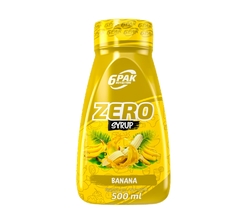 6PAK Nutrition Syrup ZERO banán 500 ml