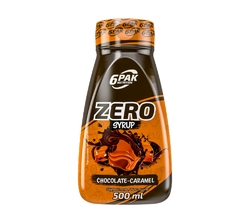 6PAK Nutrition Syrup ZERO čokoláda karamel 500 ml