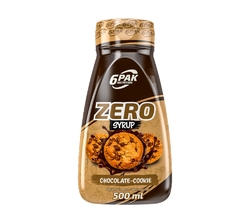 6PAK Nutrition Syrup ZERO čokoláda cookie 500 ml