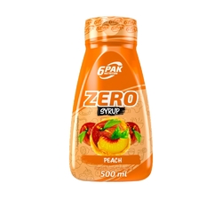 6PAK Nutrition Syrup ZERO broskev 500 ml