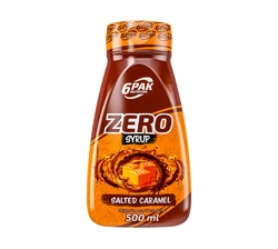 6PAK Nutrition Syrup ZERO slaný karamel 500 ml