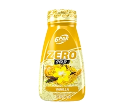 6PAK Nutrition Syrup ZERO vanilka 500 ml