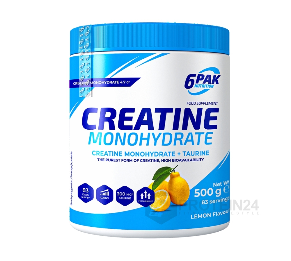 6PAK Nutrition Creatine Monohydrate 500 g citron