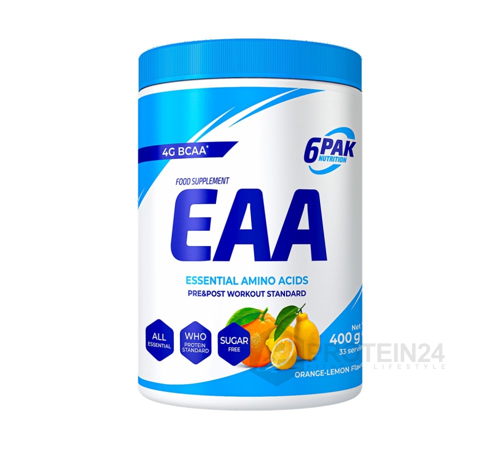 6PAK Nutrition EAA 400 g
orange / lemon