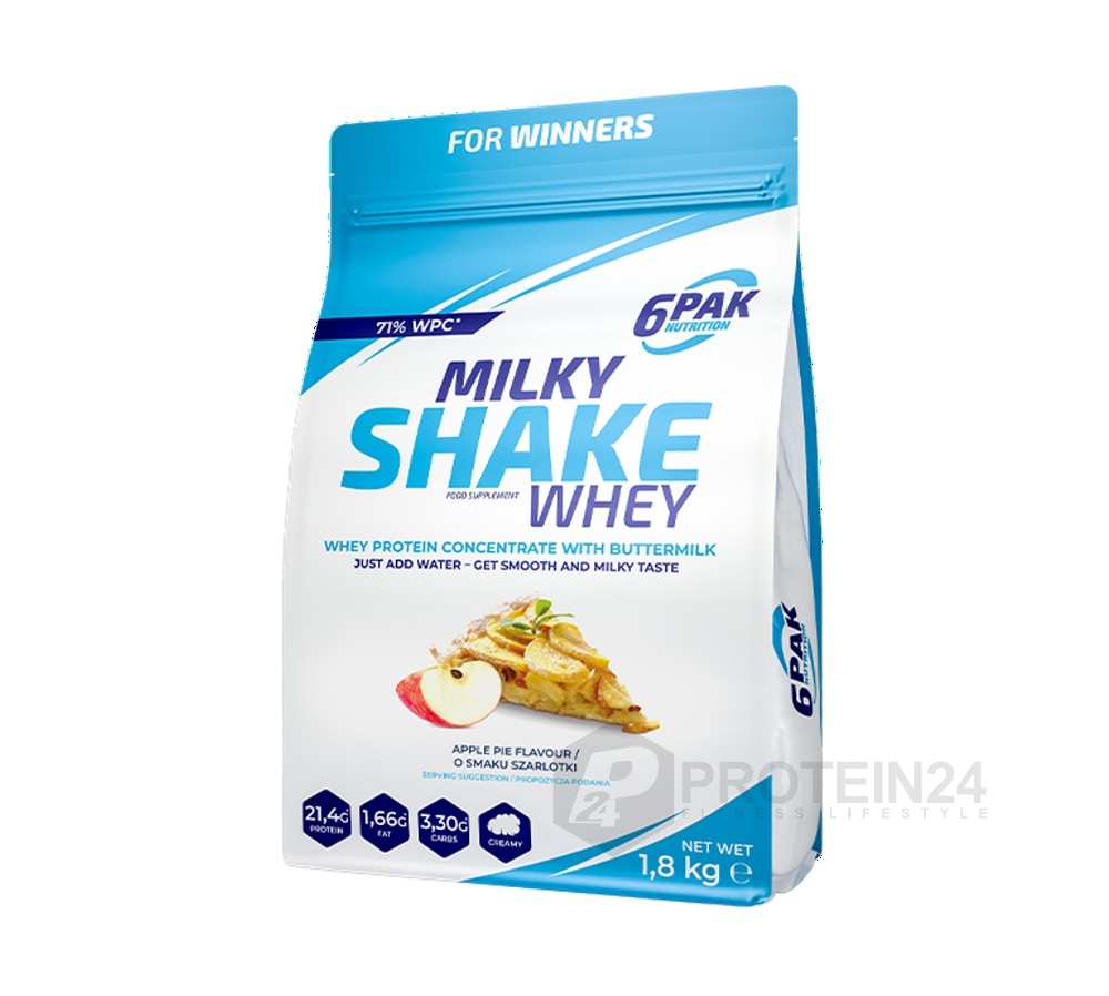 6PAK Nutrition Milky Shake Whey 1800 g apple pie