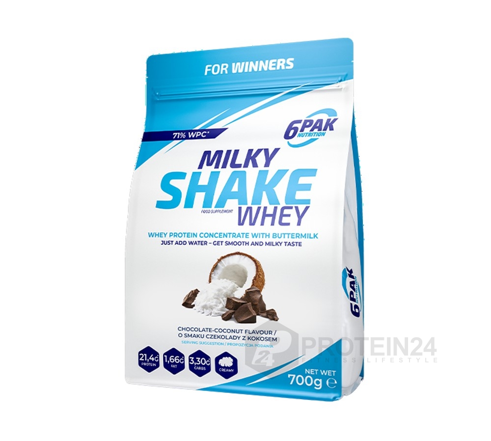 6PAK Nutrition Milky Shake Whey 700 g chocolate / coconut