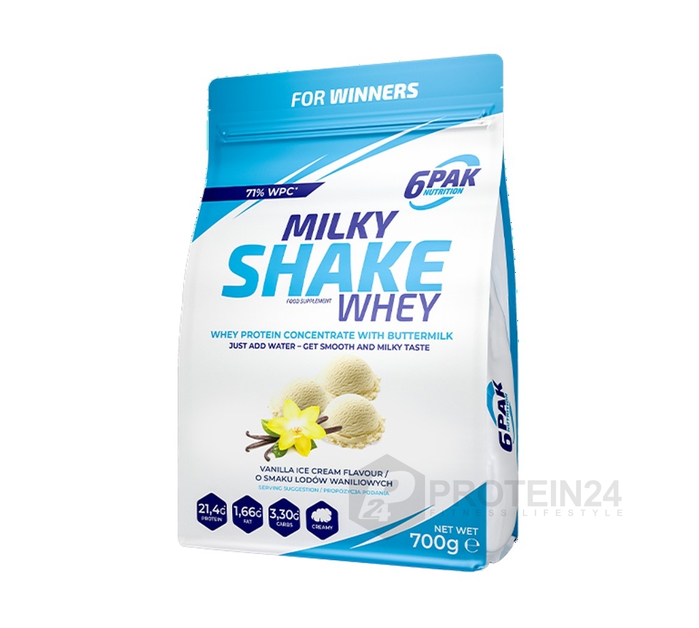6PAK Nutrition Milky Shake Whey 700 g vanilla ice cream