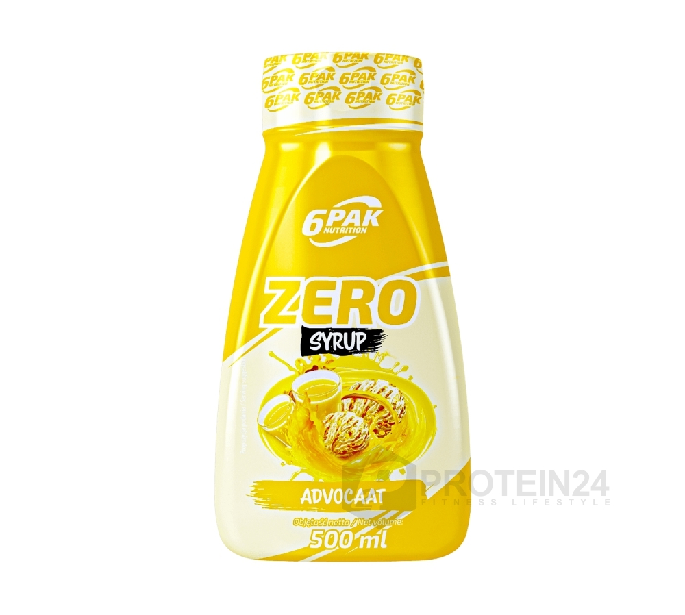 6PAK Nutrition Syrup ZERO advocaat 500 ml