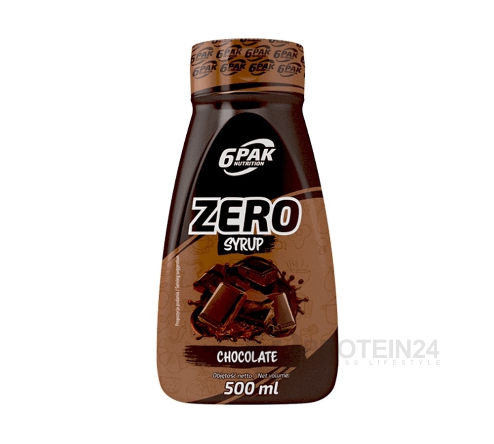 6PAK Nutrition Syrup ZERO čokoláda 500 ml