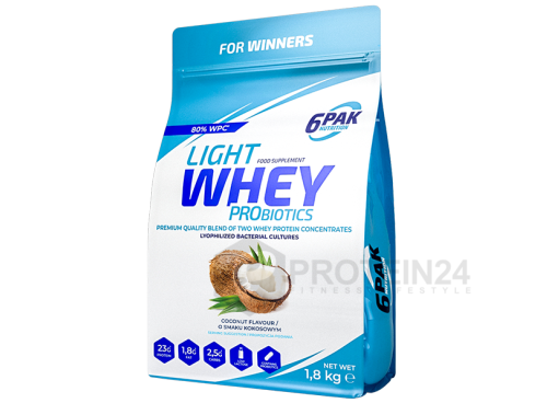Light Whey Probiotics, 1800g kokos