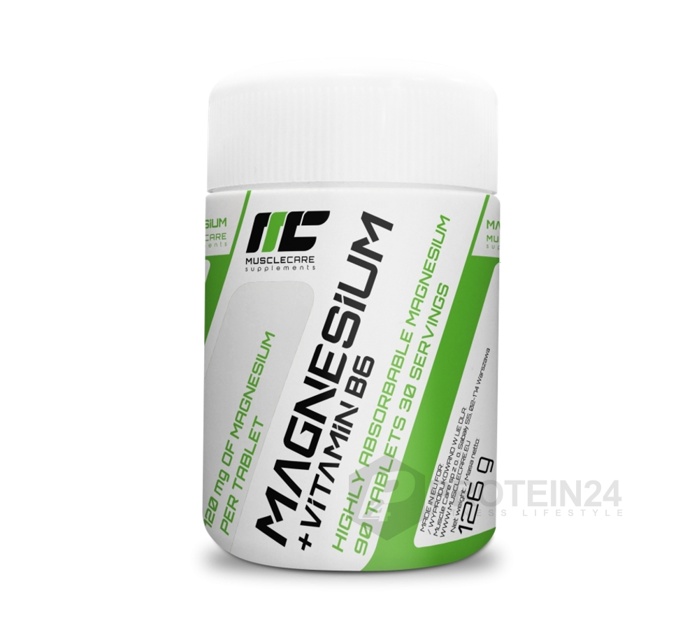 Muscle Care Magnesium + B6 90 tabs