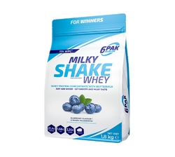6PAK Nutrition Milky Shake Whey 1800 g borůvka